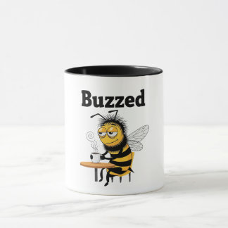 Funny Buzzed Bee マグカップ