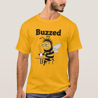 Funny Buzzed Bee Tシャツ