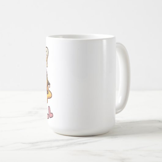 Funny Buzzkill Tired Bee Coffee Mug コーヒーマグカップ (正面右)