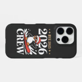 Funny Bye 2025 2026 Crew New Year Friends Squad iPhoneケース (裏面横)