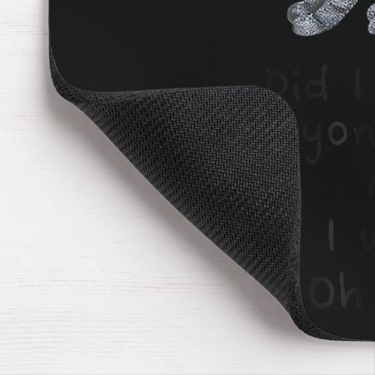 Funny Ca_ Sarcastic Cat Did I Scratched Anyone Tod マウスパッド (コーナー)