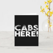 Funny Cabs Here - Funny Guido New Jersey Gtl Shore カード (黄色い花)