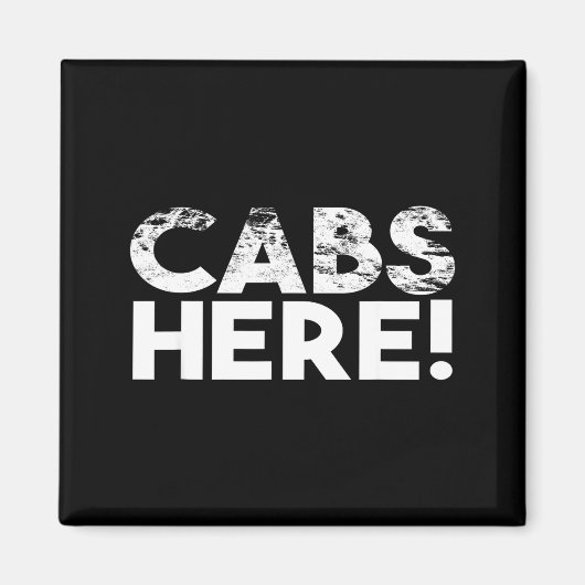 Funny Cabs Here - Funny Guido New Jersey Gtl Shore マグネット (正面)