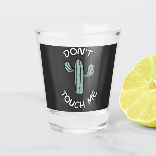 Funny Cactus Shot Glass - Don’t Touch Me Party ショットグラス (正面)