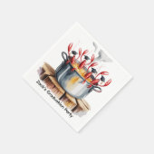 Funny Cajun Graduation Party スタンダードカクテルナプキン (角)