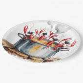 Funny Cajun Graduation Party ペーパープレート (アングル)