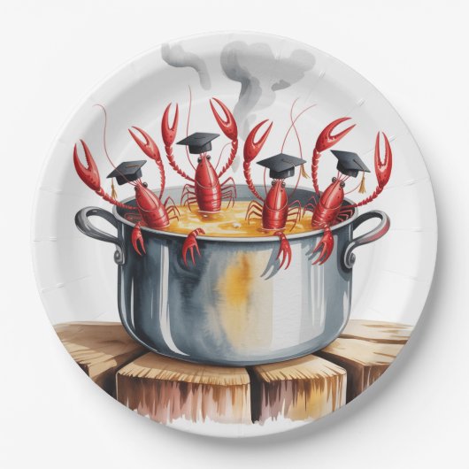 Funny Cajun Graduation Party ペーパープレート (正面)