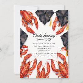 Funny Cajun Graduation Party Invitation 招待状