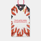 Funny Cajun Graduation Party Thank You ギフトタグ (裏面)