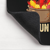 Funny Cajun Louisiana Boil Alligator Crawfish Mard マウスパッド (コーナー)