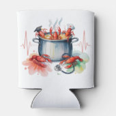 Funny Cajun Nurse Graduation Party 缶クーラー (裏面)