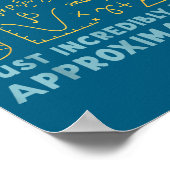 Funny Calculus Teacher Math Lover Mathematics Sarc ポスター (角)