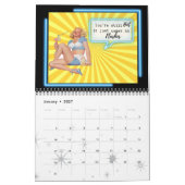Funny Calendar For Her Gift Best Friend PinUp Girl カレンダー (1月 2027)