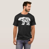 Funny California Bear California Republic Shirt Tシャツ (正面フル)
