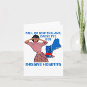 Funny Call Me New England Cause I Ve Got Mive Huge カード (正面)