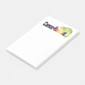 Funny Camou-flawless Chameleon Pun ポストイット (アングル)