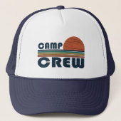 Funny camping camp crew キャップ (正面)