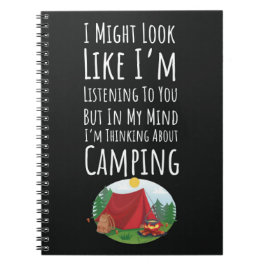 Funny Camping Gifts Camper Humor Quote Outdoor ノートブック