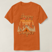 Funny Camping Hiking Lover Present Happy Camper Gi Tシャツ (デザイン正面)