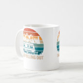 Funny Camping I Hate Pulling Out Camper Travel コーヒーマグカップ (正面左)