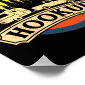 Funny Camping Just Here For The Hookups Rv Camper  ポスター (角)