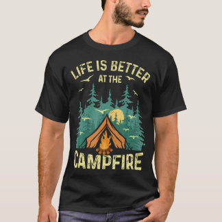 Funny Camping Lover Design For Men Women Camping V Tシャツ