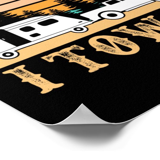 Funny Camping Rv Im Y And I Tow It Rv Camper  ポスター (角)