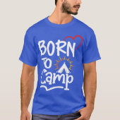Funny camping shirt funny camping camping tee camp tシャツ (正面)
