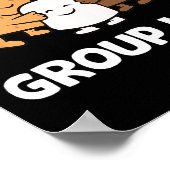 Funny Camping Smores Group Hug Cute S'mores 1  ポスター (角)