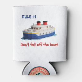 Funny Can Cooler - Rule #1 Don’t Fall Off the Boat 缶クーラー