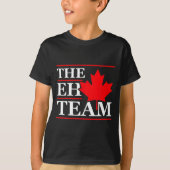 Funny Canada Eh Team Canadian Comedy Sarcasm Map  Tシャツ (正面)