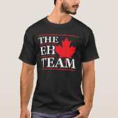 Funny Canada Eh Team - Canadian Comedy Sarcasm Map Tシャツ (正面)