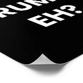 Funny Canada Maple Leaf F-cking Trump, Eh  ポスター (角)