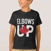 Funny Canada Meme Elbows Up  Tシャツ (正面)