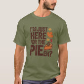 Funny Canadian Thanksgiving Pie 'Eh' Retro Fall  Tシャツ (正面)