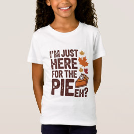 Funny Canadian Thanksgiving Pie 'Eh' Retro Fall Tシャツ