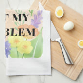 Funny Candle – “Smells Like Not My Problem” Gift キッチンタオル (四つ折り)