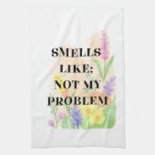 Funny Candle – “Smells Like Not My Problem” Gift キッチンタオル (縦)