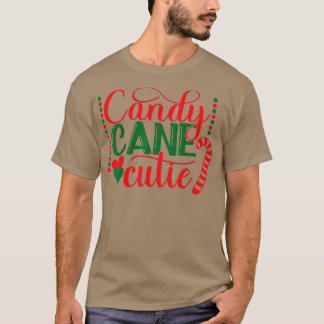 Funny Candy Cane Cutie Christmas Candy Cane Lover Tシャツ