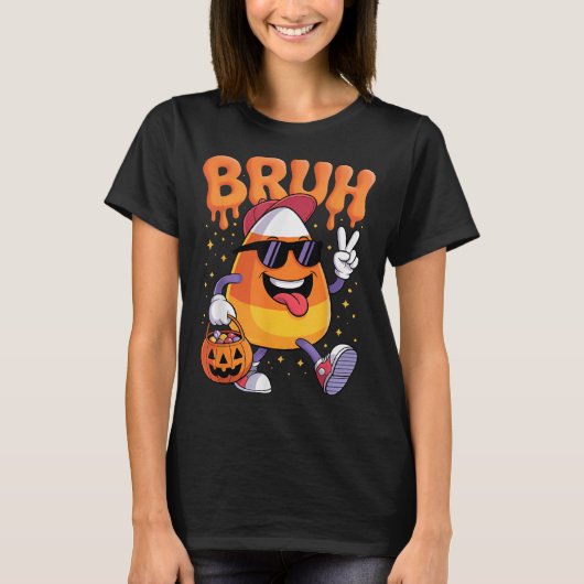 Funny Candy Corn Halloween Costume For Everyone  Tシャツ (正面)