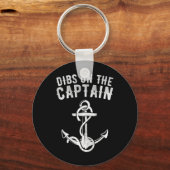 Funny Captain Wife Boat Vacation Summer Lover Boat キーホルダー (正面)