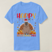 Funny Capybara Animal Lover Happy Capybara HelloTh Tシャツ (デザイン正面)