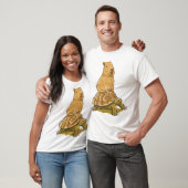 Funny Capybara Animal Turtle Cute Capybara Tシャツ (ユニセックス)