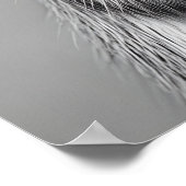 Funny Capybara Bathroom Art Print, Toilet Paper ポスター (角)