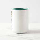 Funny Capybara Morning Coffee Drinker Mug マグカップ (中央)