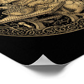 Funny Capybara Old World Medieval Ramen Fantasy Vi ポスター (角)