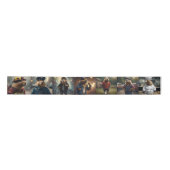 Funny Capybara Photo Collage, サテンリボン (正面)