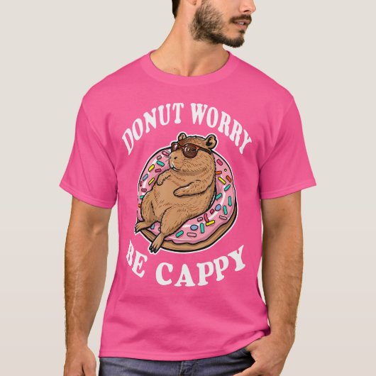 Funny Capybara Tシャツ (正面)