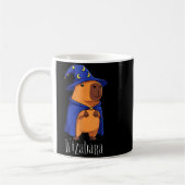 Funny Capybara Wizard Costume Wizabara Graphic Kid コーヒーマグカップ (左)