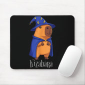 Funny Capybara Wizard Costume Wizabara Graphic Kid マウスパッド (マウス)